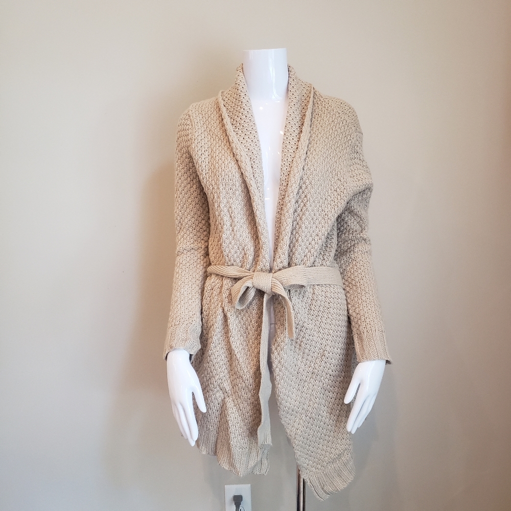 Chunky Knit Cardigan Sweater